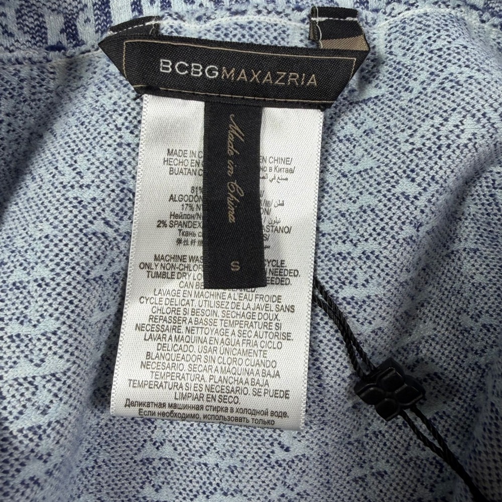 BCBGMAXAZRIA Peyton Skirt Jacquard Knit A-Line Preppy Classic Academia Women S - Picture 4 of 9